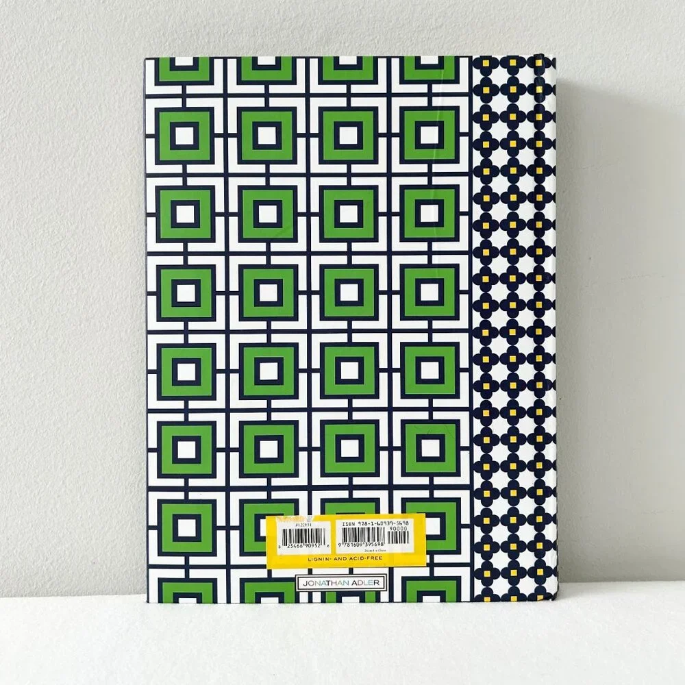 JONATHAN ADLER Photo Album 100 Pictures Geometric Groovy Green Blue Yellow NEW